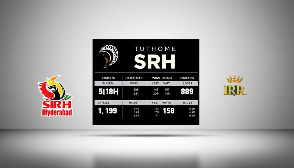SRH vs RR head to head stats
